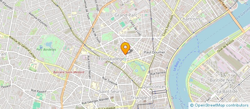 localisation de l'entreprise MONSIEUR LAURENT PRUD'HOMME  BORDEAUX