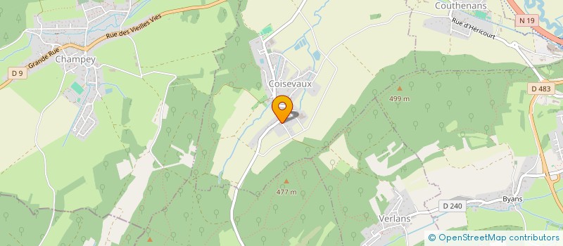 localisation de l'entreprise MONSIEUR LAURENT PRUDENT  COISEVAUX