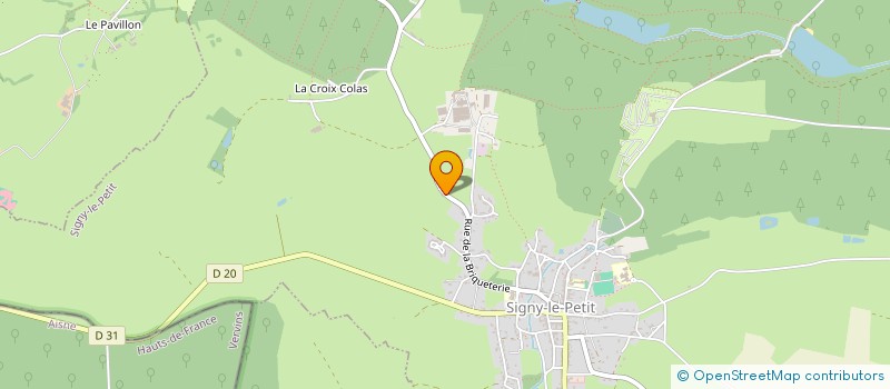 localisation de l'entreprise MONSIEUR LAURENT PRUSSE  SIGNY LE PETIT