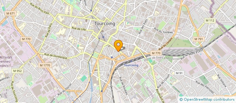 localisation de l'entreprise MONSIEUR LAURENT PRUVOST à TOURCOING