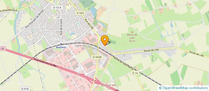 localisation de l'entreprise MONSIEUR LAURENT PRUVOST à BAILLEUL