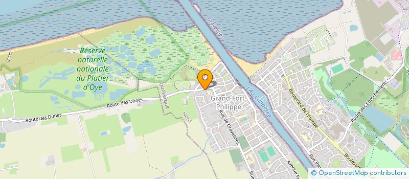 localisation de l'entreprise MONSIEUR LAURENT PRUVOST  GRAND-FORT-PHILIPPE