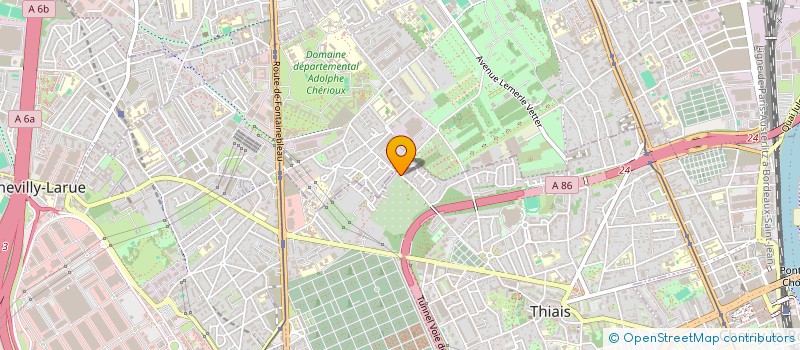 localisation de l'entreprise MONSIEUR LAURENT PRUVOT  THIAIS