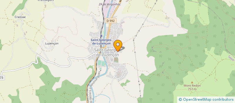 localisation de l'entreprise MONSIEUR LAURENT PUIG  SAINT-GEORGES-DE-LUZENCON
