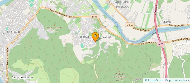 localisation de l'entreprise MONSIEUR LAURENT PUJOL  CAHORS