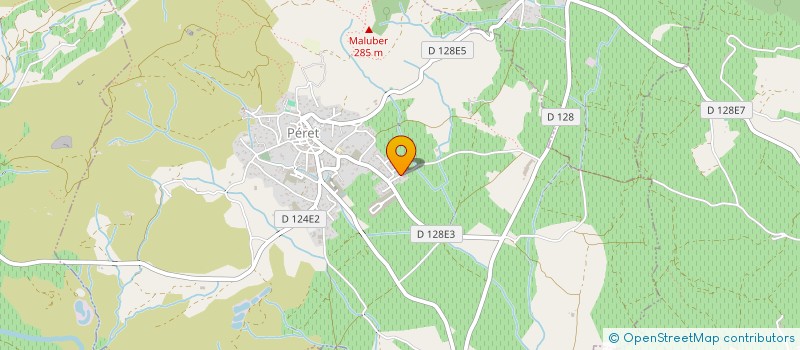 localisation de l'entreprise MONSIEUR LAURENT PUJOL  PERET