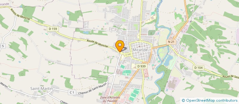 localisation de l'entreprise MONSIEUR LAURENT PUJOL  SAINT-MARTIN