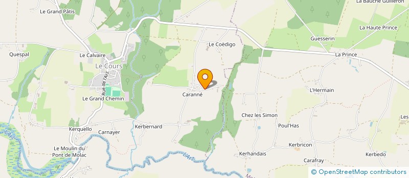 localisation de l'entreprise MONSIEUR LAURENT QUADRINI  LE COURS