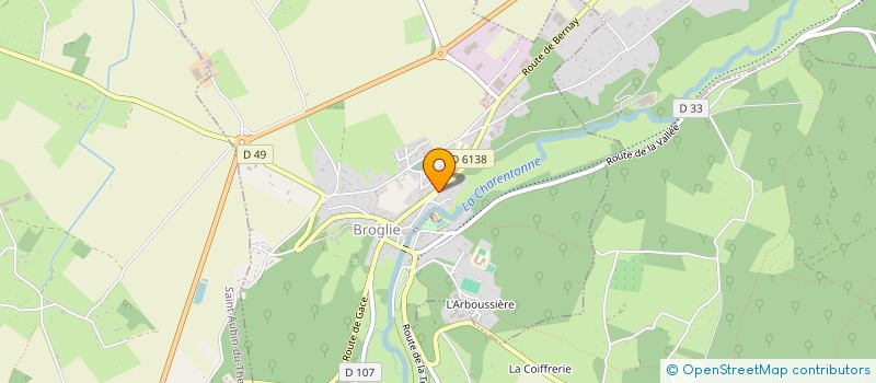 localisation de l'entreprise MONSIEUR LAURENT QUEHEN  BROGLIE