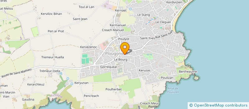 localisation de l'entreprise MONSIEUR LAURENT QUELLEC  PLOUGONVELIN