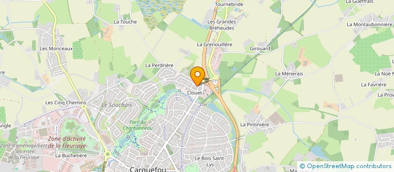 localisation de l'entreprise MONSIEUR LAURENT QUELLIER à CARQUEFOU