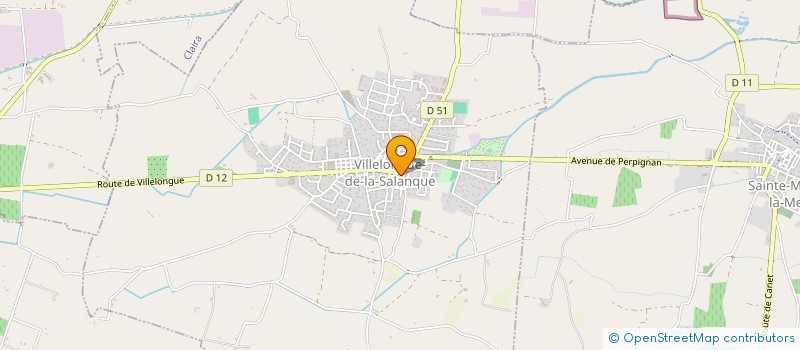 localisation de l'entreprise MONSIEUR LAURENT QUELVILLE  VILLELONGUE-DE-LA-SALANQUE