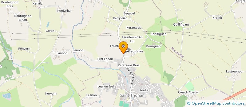localisation de l'entreprise MONSIEUR LAURENT QUENET  SAINT-THONAN