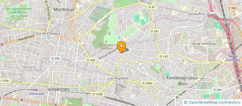 localisation de l'entreprise MONSIEUR LAURENT QUENNEVILLE  FONTENAY-SOUS-BOIS