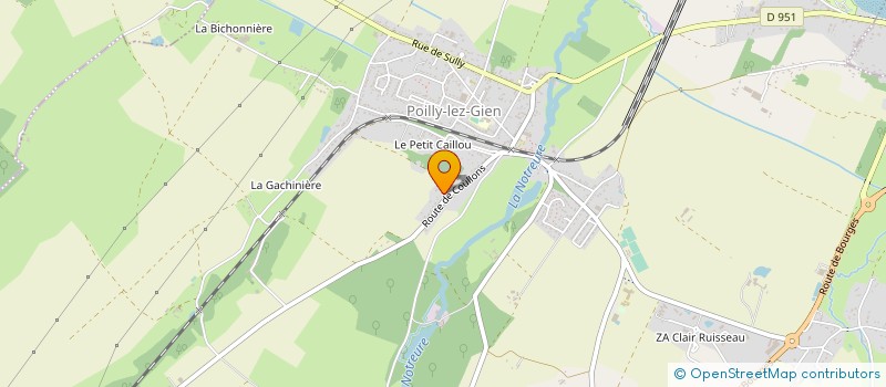localisation de l'entreprise MONSIEUR LAURENT QUETANT à POILLY-LEZ-GIEN