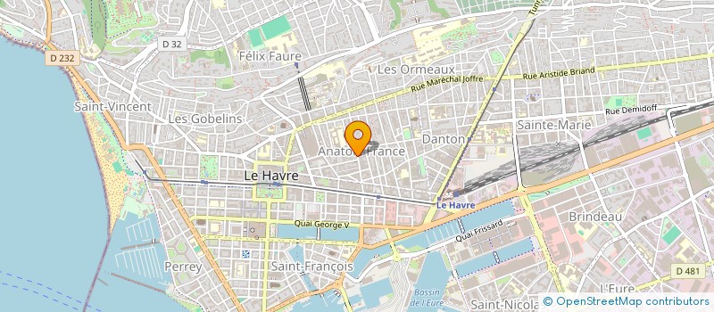 localisation de l'entreprise MONSIEUR LAURENT QUEVAUVILLERS  LE HAVRE