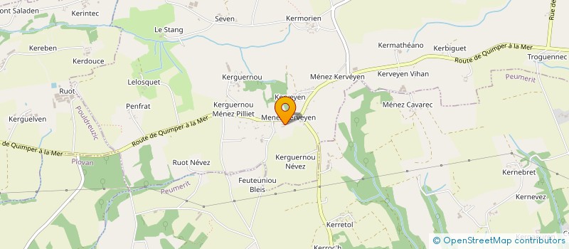 localisation de l'entreprise MONSIEUR LAURENT QUIDEAU  PLOGASTEL-SAINT-GERMAIN