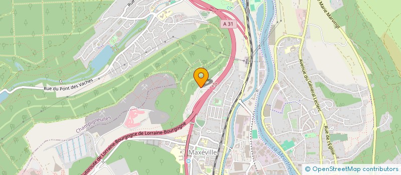 localisation de l'entreprise MONSIEUR LAURENT QUILLE  MAXEVILLE