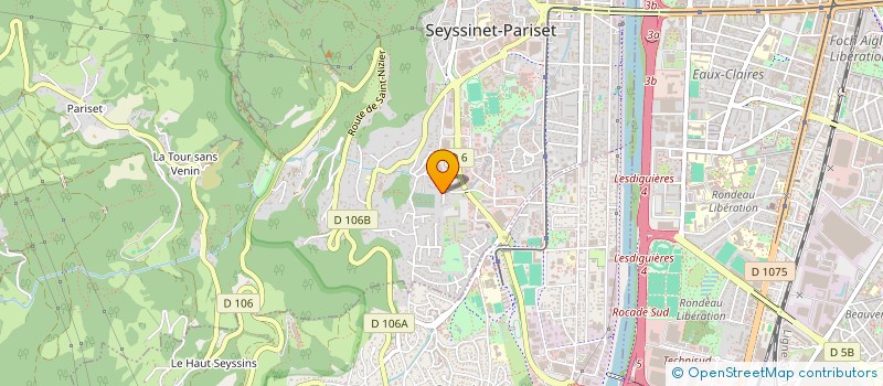 localisation de l'entreprise MONSIEUR LAURENT QUILLET  SEYSSINET-PARISET