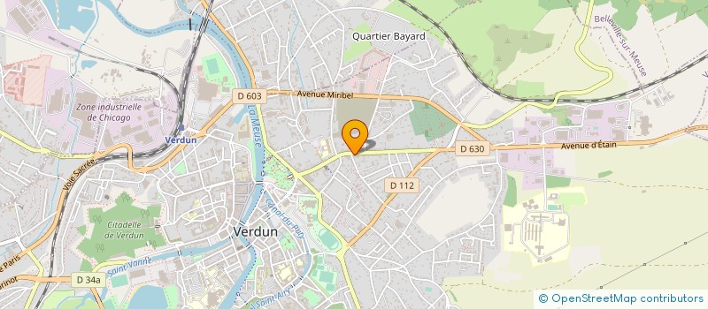 localisation de l'entreprise MONSIEUR LAURENT QUISSOLLE à VERDUN