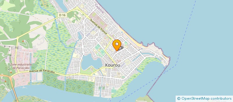 localisation de l'entreprise MONSIEUR LAURENT RABILLOUD à KOUROU