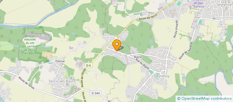 localisation de l'entreprise MONSIEUR LAURENT RABOLTE  TERCIS-LES-BAINS