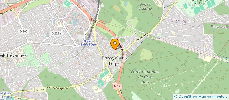 localisation de l'entreprise MONSIEUR LAURENT RACINE à BOISSY-SAINT-LEGER