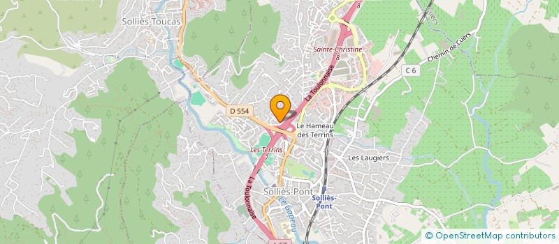 localisation de l'entreprise MONSIEUR LAURENT RADICICH  SOLLIES-PONT