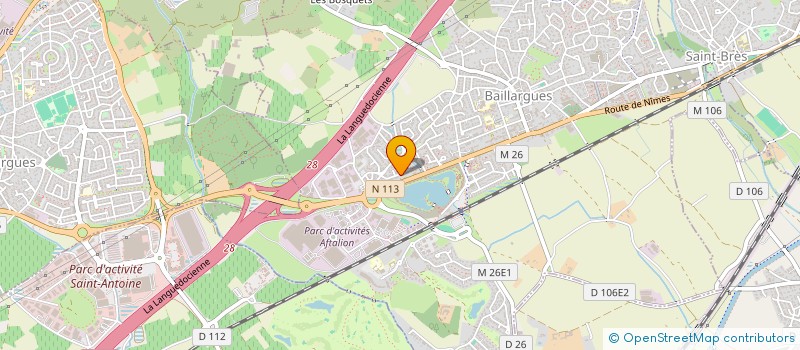 localisation de l'entreprise MONSIEUR LAURENT RADIX à BAILLARGUES