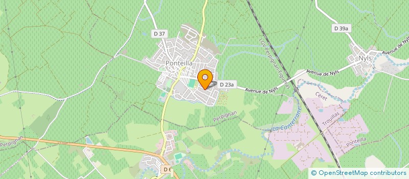 localisation de l'entreprise MONSIEUR LAURENT RADONDE  PONTEILLA