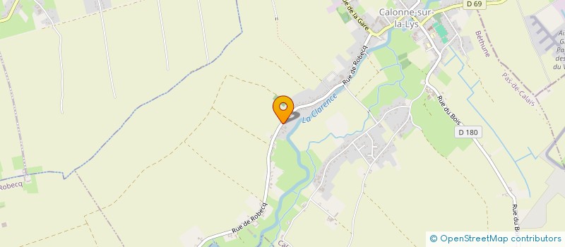 localisation de l'entreprise MONSIEUR LAURENT RAECKELBOOM  CALONNE-SUR-LA-LYS