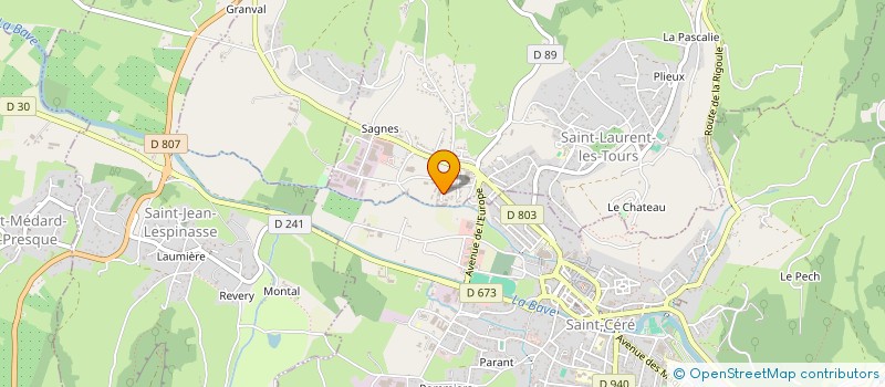 localisation de l'entreprise MONSIEUR LAURENT RAFFY à SAINT-LAURENT-LES-TOURS
