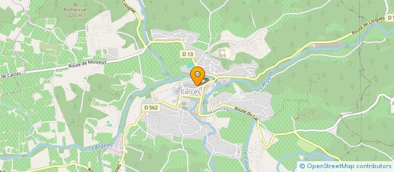 localisation de l'entreprise MONSIEUR LAURENT RAGNO  CARCES