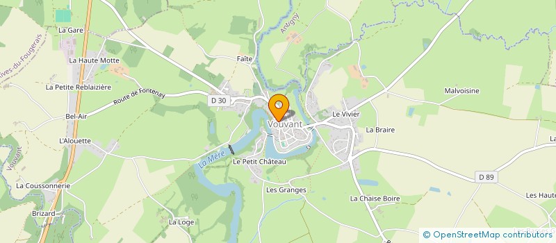 localisation de l'entreprise MONSIEUR LAURENT RAKOTO-MANGA à VOUVANT