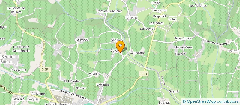 localisation de l'entreprise MONSIEUR LAURENT RAMADOU à BOURG