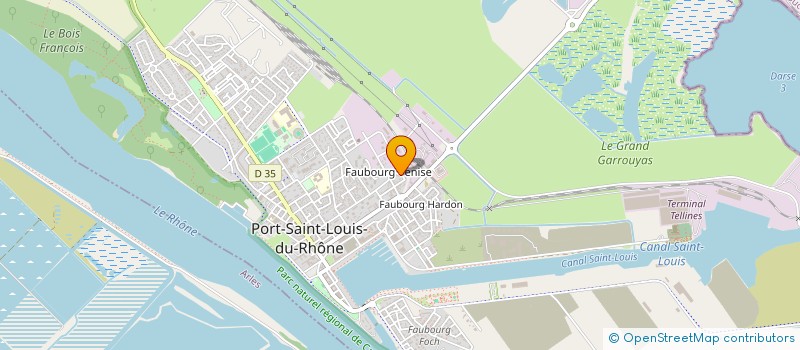 localisation de l'entreprise MONSIEUR LAURENT RAMAGE à PORT-SAINT-LOUIS-DU-RHONE