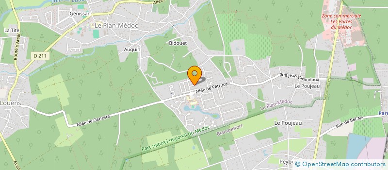 localisation de l'entreprise MONSIEUR LAURENT RAMBOUR  LE PIAN-MEDOC