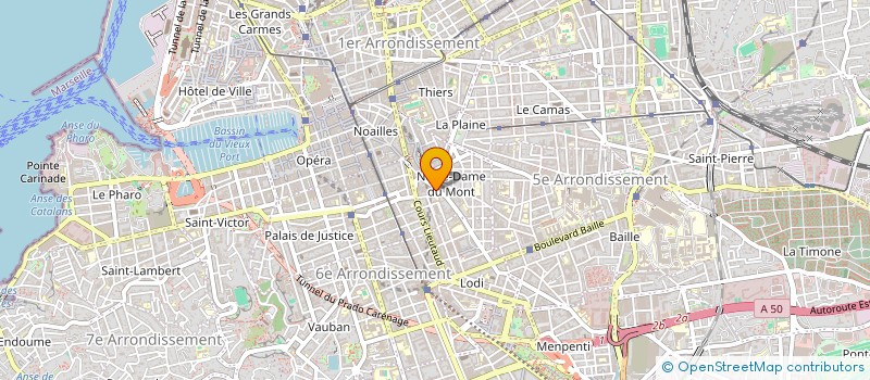 localisation de l'entreprise MONSIEUR LAURENT RAMPAL à MARSEILLE
