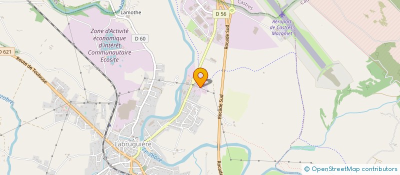 localisation de l'entreprise MONSIEUR LAURENT RANICA  LABRUGUIERE