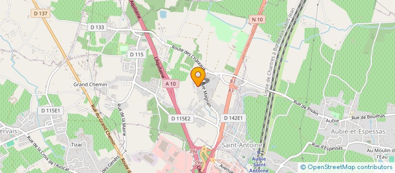 localisation de l'entreprise MONSIEUR LAURENT RAOUL  VIRSAC