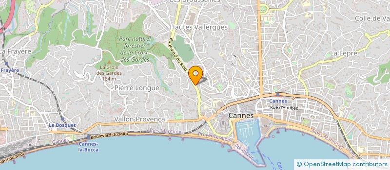 localisation de l'entreprise MONSIEUR LAURENT RAPICAULT à CANNES