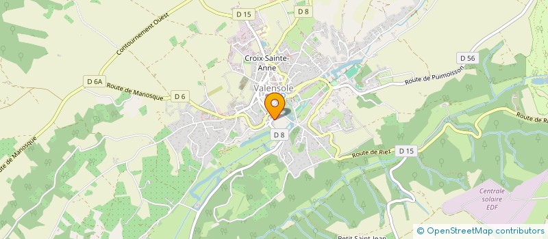 localisation de l'entreprise MONSIEUR LAURENT RASPAUD à VALENSOLE