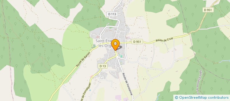 localisation de l'entreprise MONSIEUR LAURENT RASTOIN  SAINT-ETIENNE-LES-ORGUES