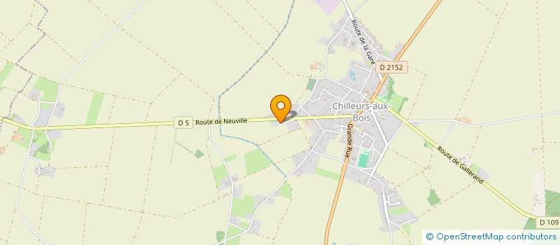 localisation de l'entreprise MONSIEUR LAURENT RAT à CHILLEURS-AUX-BOIS