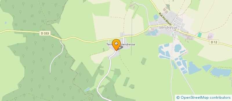 localisation de l'entreprise MONSIEUR LAURENT RAULIN  VENDRESSE