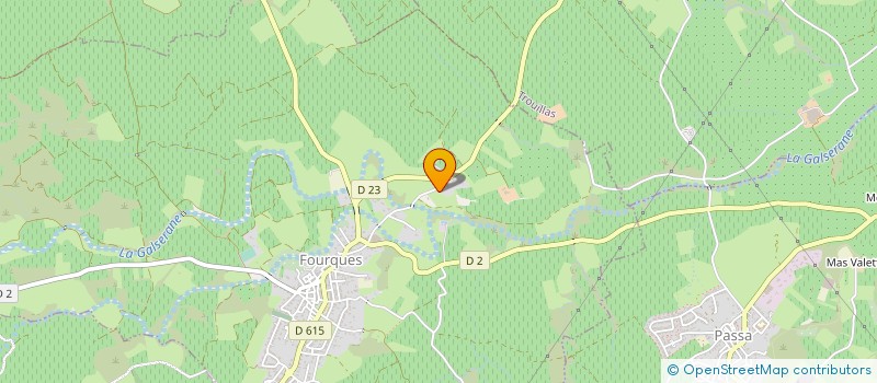 localisation de l'entreprise MONSIEUR LAURENT RAVAGNI  FOURQUES