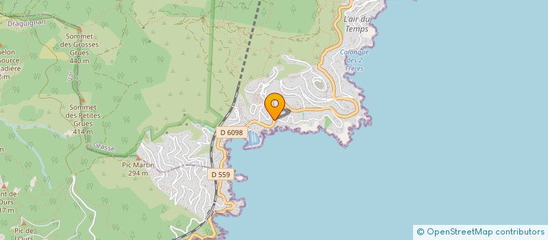 localisation de l'entreprise MONSIEUR LAURENT RAYNAUD  THEOULE-SUR-MER