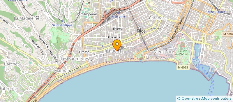 localisation de l'entreprise MONSIEUR LAURENT REGAT à NICE