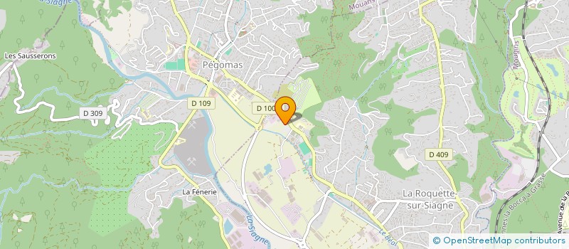 localisation de l'entreprise MONSIEUR LAURENT REGNIER à LA ROQUETTE-SUR-SIAGNE