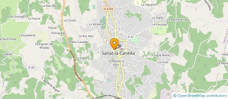 localisation de l'entreprise MONSIEUR LAURENT REINARD à SARLAT-LA-CANEDA